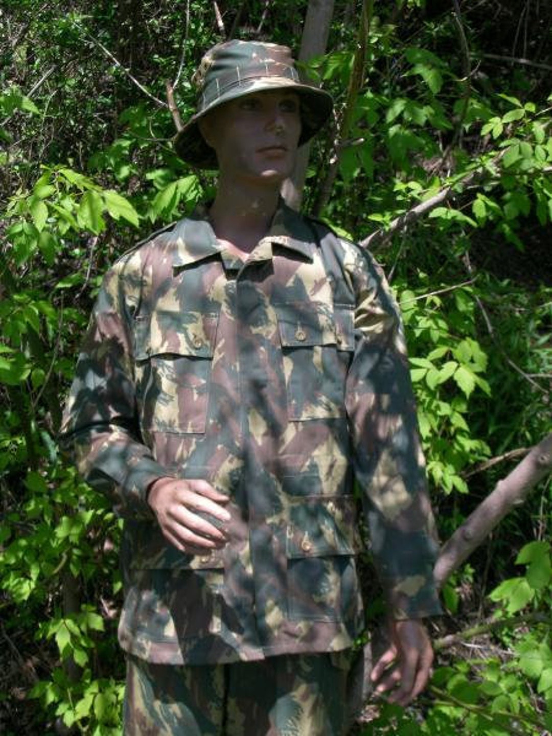 インド軍ブラッシュストロークカモジャケット XL 2004年製未使用 インド軍ブラッシュストロークカモジャケット XL 2004年製未使用