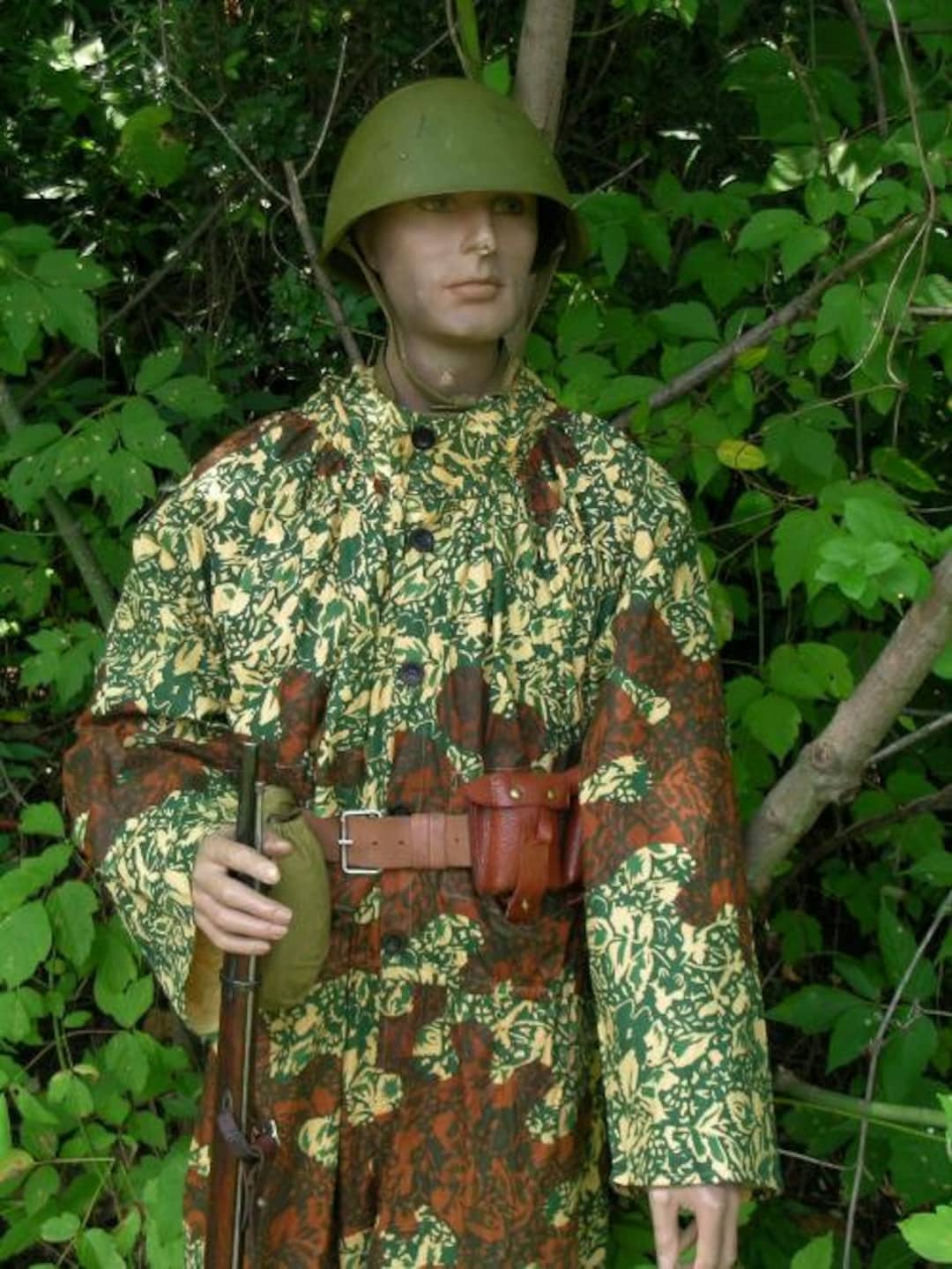 Reproduction Soviet WW2 Leaf Pattern Fall Camouflage With Etsy