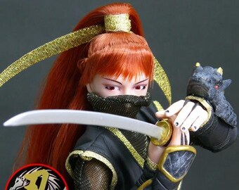 ZC Girls Risa Dragon Ninja 12 inch action figure