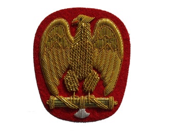 Reproduction WW2 Italian MVSN General cap eagle.Type 3