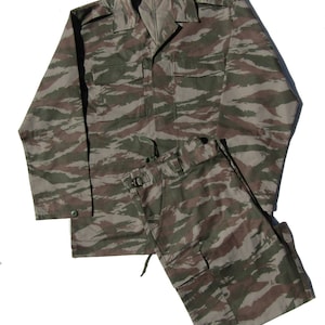 Grey Cuban style Lizard Camouflage Set Size Large