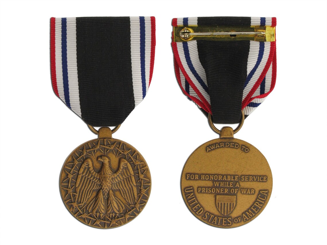 U.S. Prisoner of War Large Medal Etsy