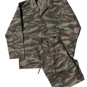 Grey Cuban style Lizard Camouflage Set