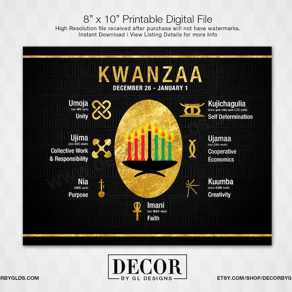 Kwanzaa Decorations Etsy