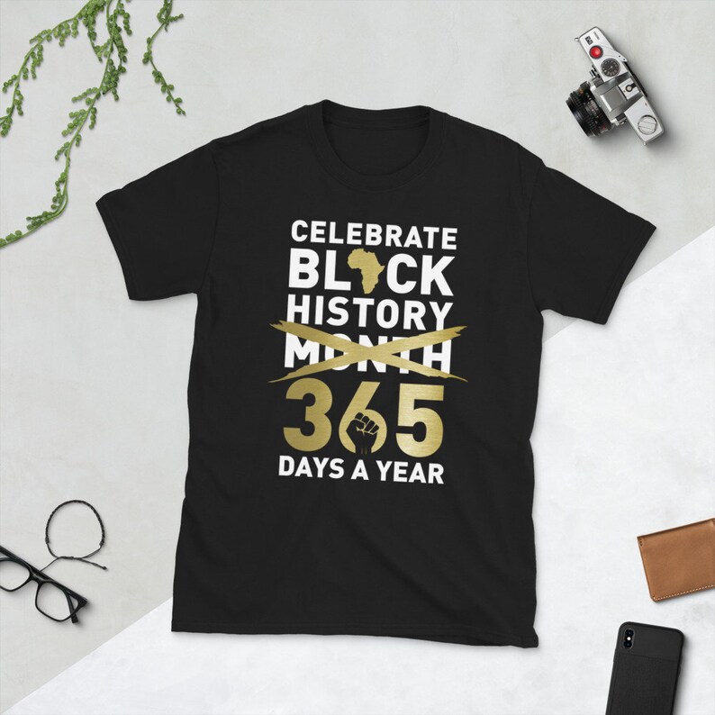 Celebrate Black History Shortsleeve Unisex Tshirt. Choose Etsy