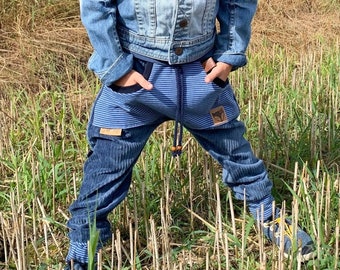 Pump pants child baby corduroy KILEY PETROL