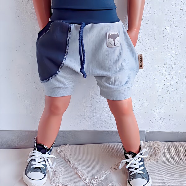 Shorts pump pants guzzz shorts jersey child baby boy girl pants basic simple