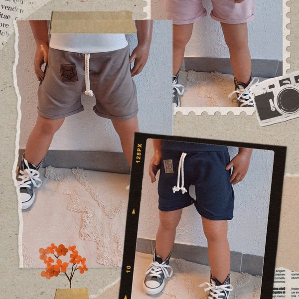 COLOR WUNSCH shorts pump pants guzzz shorts jersey child baby boy girl pants basic simple