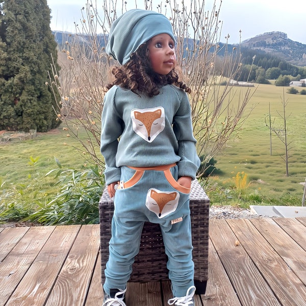 guzzz CORD pump pants baggy child baby boy girl fox