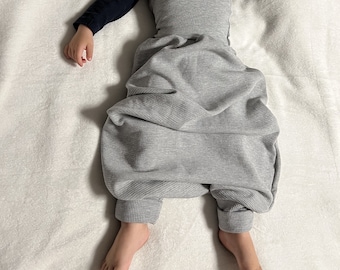 Waffle knit sleeping bag romper bag with no feet swaddle bag cotton gift - size. 50 to 128 can be ordered summer spring transition