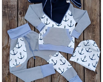 Sweater Pullover Shirt Anchor Child Baby Clothes