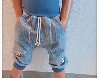Leinen Shorts guzzz Pumphose Kinder Kid Baby Pants Shorts