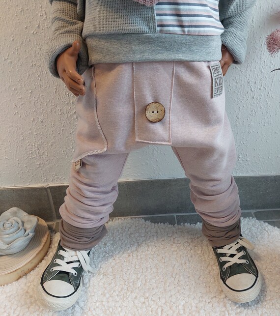 Pantalon escarpin chaud vieux rose enfant bébé sweat fille -  France