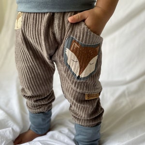 Pump pants corduroy child baby FUCHS