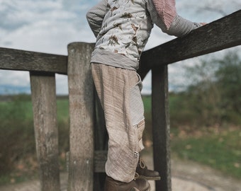 Pantalon en mousseline Sarouel sarouel grandit avec vous été printemps enfants enfant bébé pantalon