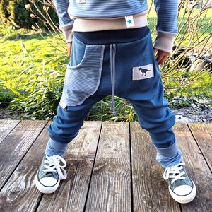 guzzz Pantalón Deportivo Pantalón Pump Niño Bebé Niña Niño BASIC marino imagen 1