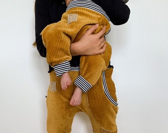 CORD bloomers mustard yellow baggy pants