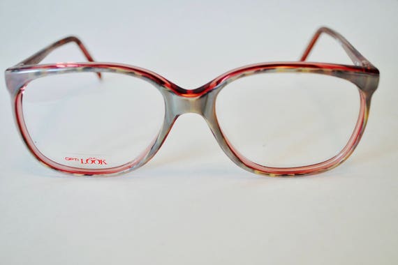 Vintage Opti Look Red Pearlescent Frame