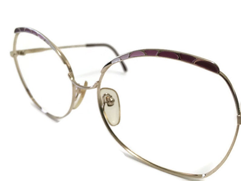 EXQUISITE Vintage Visage Frames with Fine Purple Shell Etsy