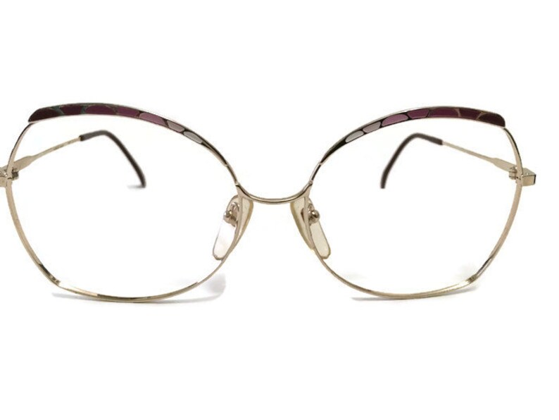 EXQUISITE Vintage Visage Frames with Fine Purple Shell Etsy