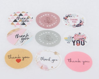 Thank you Stickers, Small Business Packaging, Small Business Supplies, Packaging Stickers 80 pk, 25mm, Packing Supplies Australia