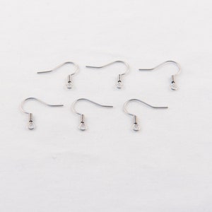 Stainless Steel Earring Hooks, Hypoallergenic Earring Hooks, Surgical Steel, Gold Earring Hooks, Earrings, Jewellery Findings Australia image 2