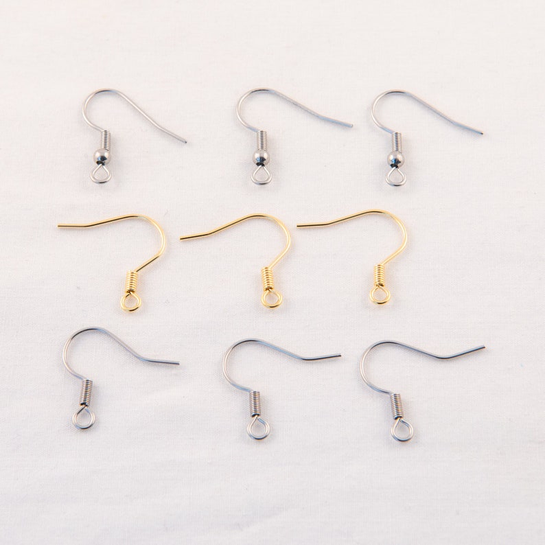 Stainless Steel Hook Earring Finding Surgical Steel Earring Etsy