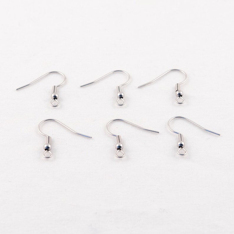 Stainless Steel Earring Hooks, Hypoallergenic Earring Hooks, Surgical Steel, Gold Earring Hooks, Earrings, Jewellery Findings Australia image 3