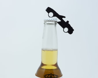 Fiat 124 Spider Bottle Opener Keychain