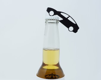 Tesla Model 3 Bottle Opener Keychain