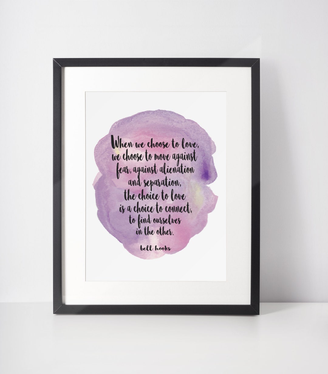 Bell Hooks Quote. Love Quote. Printable Quote. Etsy