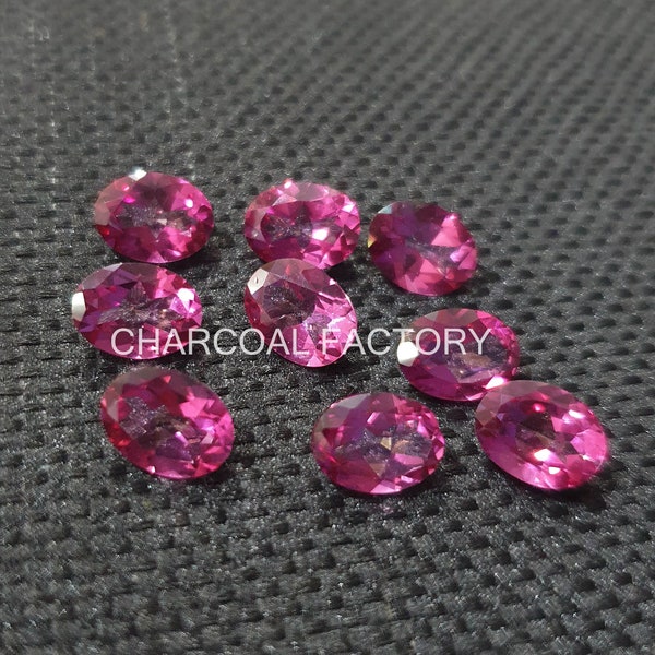 Natural pink topaz , AAA grade, oval shape pink topaz , calibrated flatback cabochon, available in custom sizes