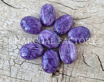 52.55 Ct Natural Russian Charoite Cabochon..Charoite Cabochon..Purple Charoite..For Jewelry..Pear Shape 63X23X5 mm Loose Gemstone B-288