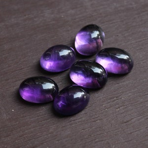 Natural Amethyst oval shape calibrated cabochon for bezel setting available all sizes 6x8 7x9 8x10 9x11 10x14 12x16 13x18 15x20 18x25 20x30 image 6