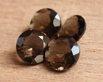 Smoky quartz Round shape all sizes available (8-18 mm) gemstone supplies for jewelry, smaller sizes on request.