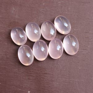 Natural Rose Quartz Oval Shape Gemstone All Sizes Available - Etsy