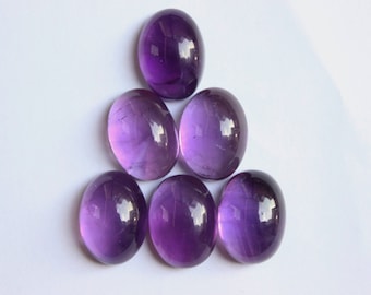 Natural Amethyst oval shape calibrated cabochon for bezel setting available all sizes 6x8 7x9 8x10 9x11 10x14 12x16 13x18 15x20 18x25 20x30