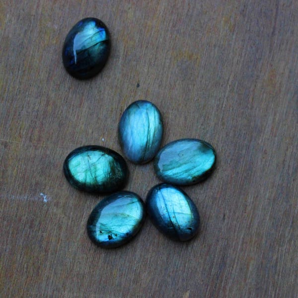 Labradorite cabochons, natural labradorite oval shape gemstone, calibrated labradorite, flat back cabochons in sizes from 6x4 mm to 30x20 mm