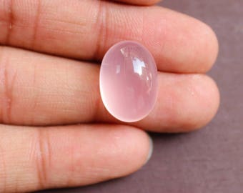 Natural Rose Quartz oval shape Gemstone all sizes available 4x6 5x7 6x8 7x9 8x10 9x11 10x12 10x14 12x16 13x18 15x20 16x22 18x25 20x30