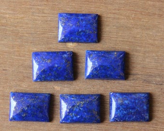 Natürliche Rechteck Lapis Lazuli cabochon kalibriert in den Größen 5x7,6x8,7x9,8x10,9x11,10x12,10x14,12x16,13x18,15x20,16x22,18x25,20x30mm vorhanden