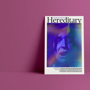 Hereditary fan art classic Hollywood Horror Movie Poster a24 Print alt poster movie quote vintage art print abstract