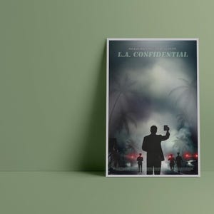 L.A. Confidential fan art classic Hollywood Movie Poster Print alt poster movie quote vintage art print abstract