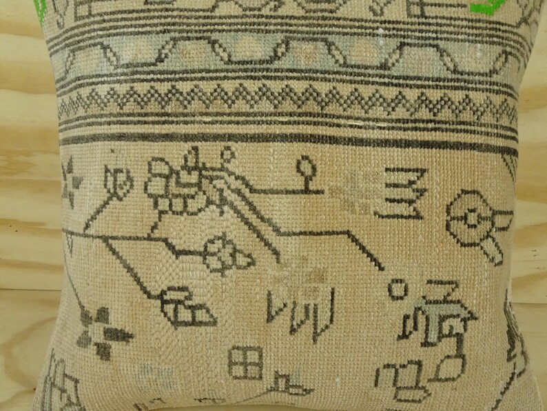 Vintage Persian Design Rug Pillow Cover: 20x20 inch,Home Living Sofa Decor Pillows. image 5