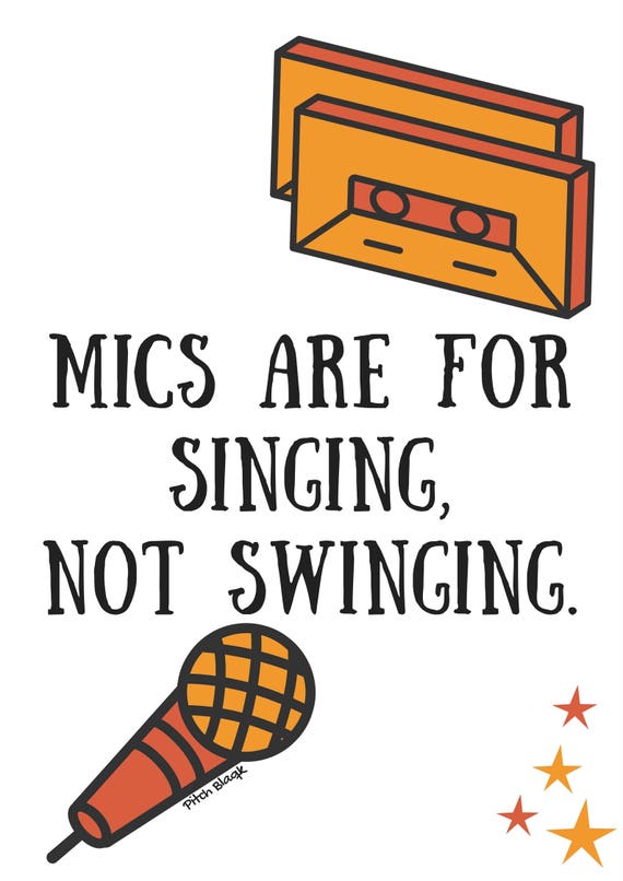mics not singing swinging Mics not singing swinging
