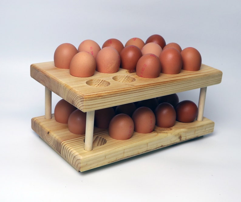 Egg storage racks for thirty eggs two layers of 5 x 3 Etsy