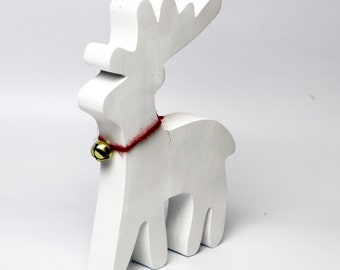 Christmas decorations - Handmade from Salvaged Wood - Reindeer 6", 8", 10" and 12" tall