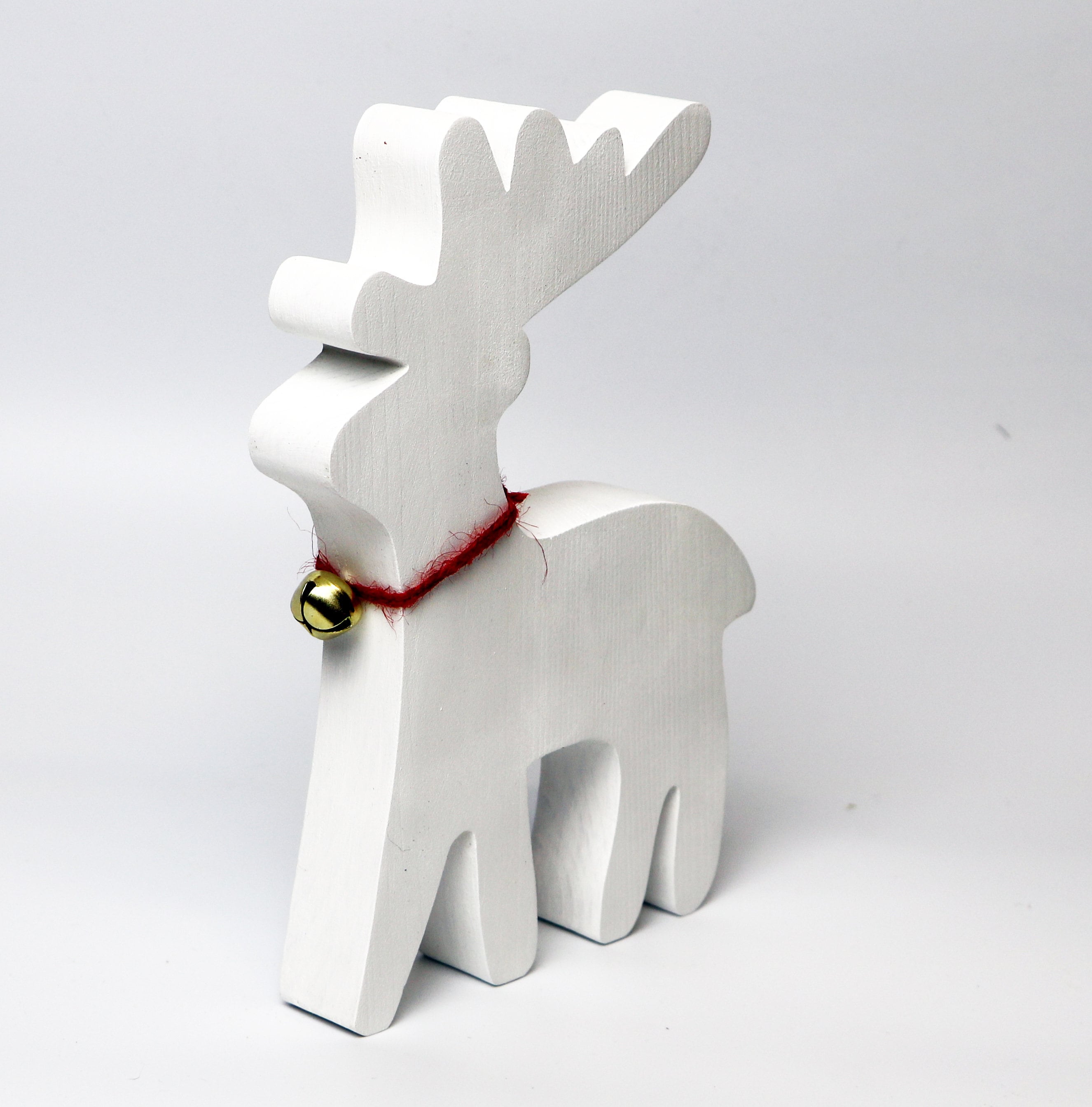 Renos de madera hechos a mano de madera rescatada pequeña de | Etsy