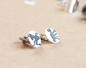 Cuff links, Fun cufflinks, Monky cufflinks, Cufflinks for men, Cufflinks set, Cufflinks for groom, Monky for men, Cool cufflinks for men