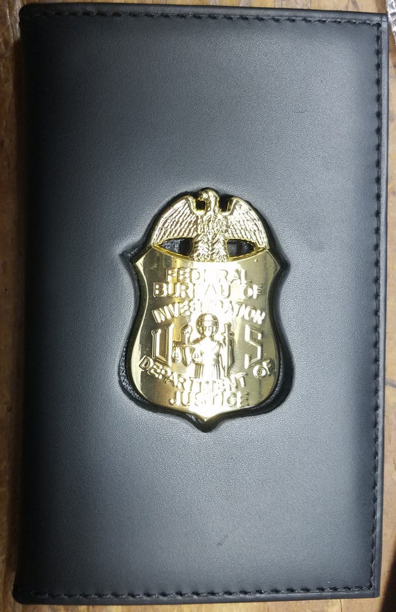 fbi badge wallet