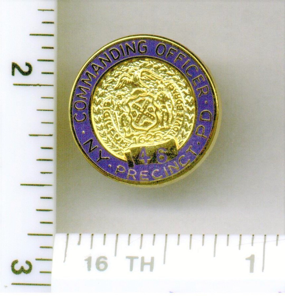 46th Precinct Commanding Officer Pin New York Police aus den - Etsy ...